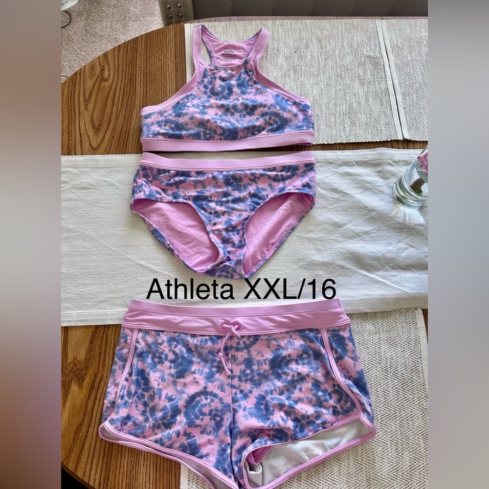 Athleta Girls Bathing Suit Set XXL/16